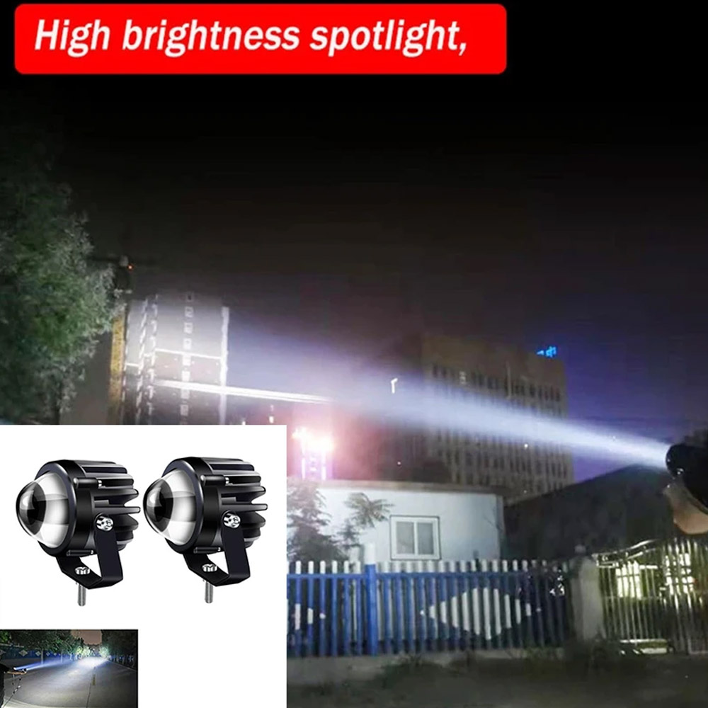 Motorfiets Projector Laserlich - Universal Motorcycle Led Headlight Projector recensie en prijs