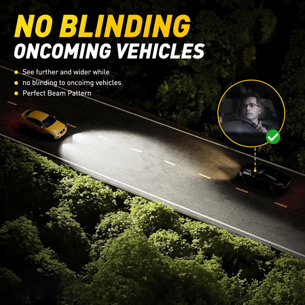 2 stuks AUXITO Canbus H4 LED p - Universal Motorcycle Led Headlight Projector recensie en prijs