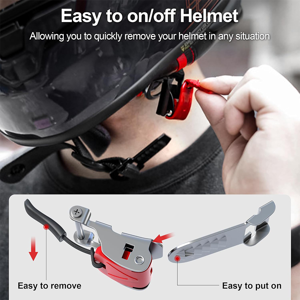 Lichtgewicht helm met snelontg - Quick Release Buckle Motorcycle Helmet recensie en prijs