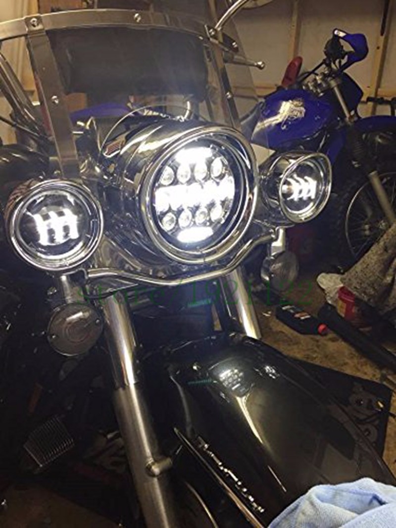 7 inch LED-motorfietskoplamp U - Universal Motorcycle Led Headlight Projector recensie en prijs