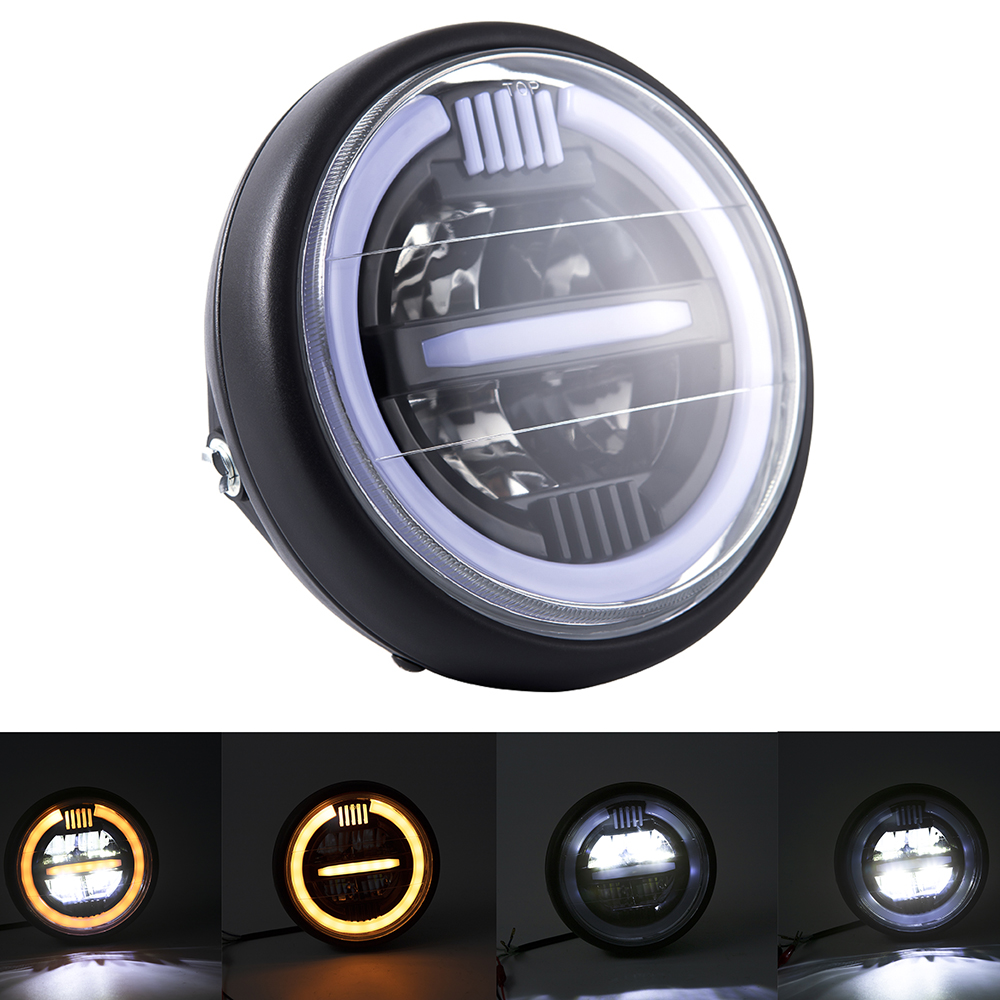 Universele motorfietskoplamp D - Universal Motorcycle Led Headlight Projector recensie en prijs