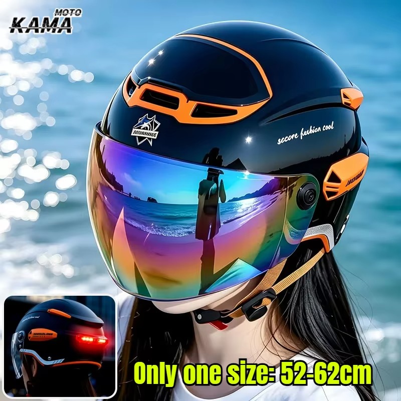 ummer Vintage motorhelm Verste - Dual Visor Motorcycle Racing Helmet recensie en prijs