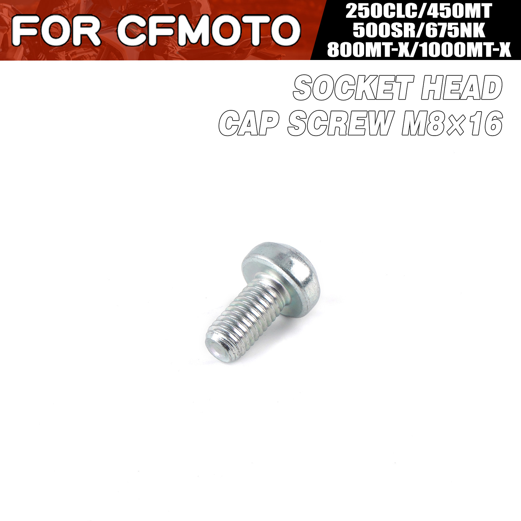 Voor CFMOTO inbusbout M8×16 25 - Motorcycle Parts recensie en prijs