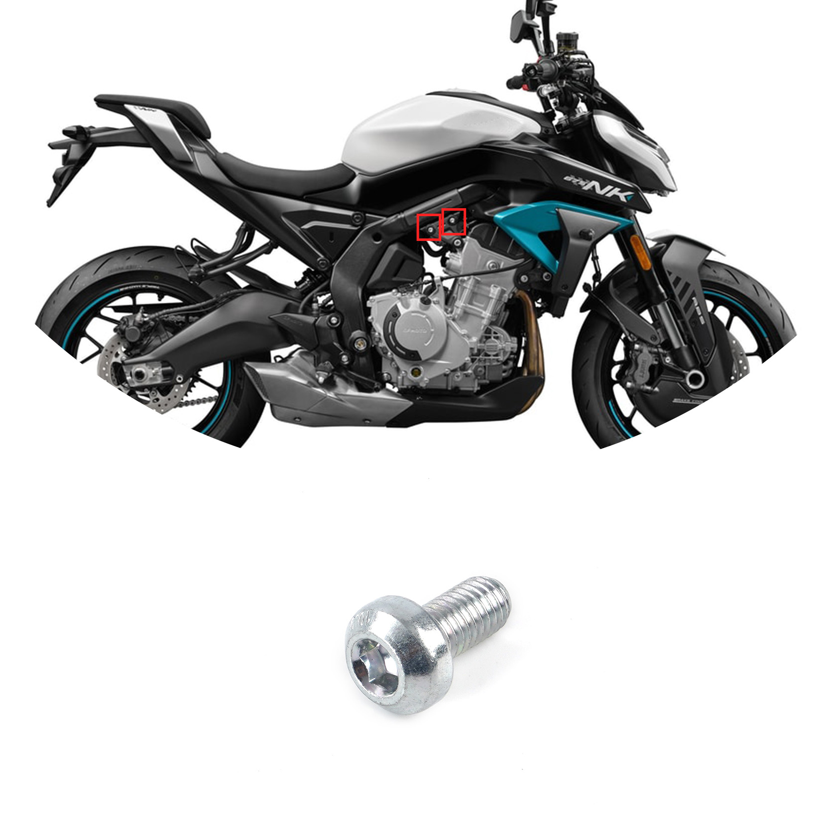 Voor CFMOTO inbusbout M8×16 25 - Motorcycle Parts recensie en prijs