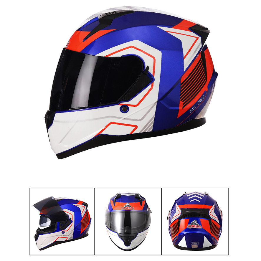 Motorhelm Volledig gezicht Dub - Full Face Motorcycle Helmet With Bluetooth recensie en prijs
